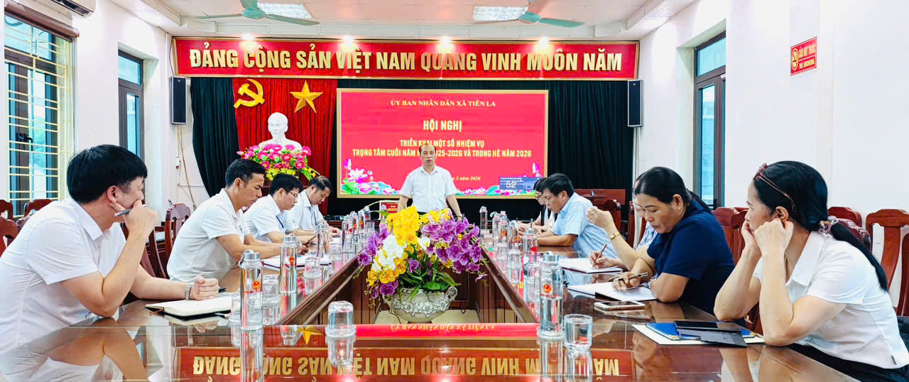 Hội nghị triển khai một số nhiệm vụ trọng tâm cuối năm học 2025–2026 và công tác hoạt động hè năm 2026