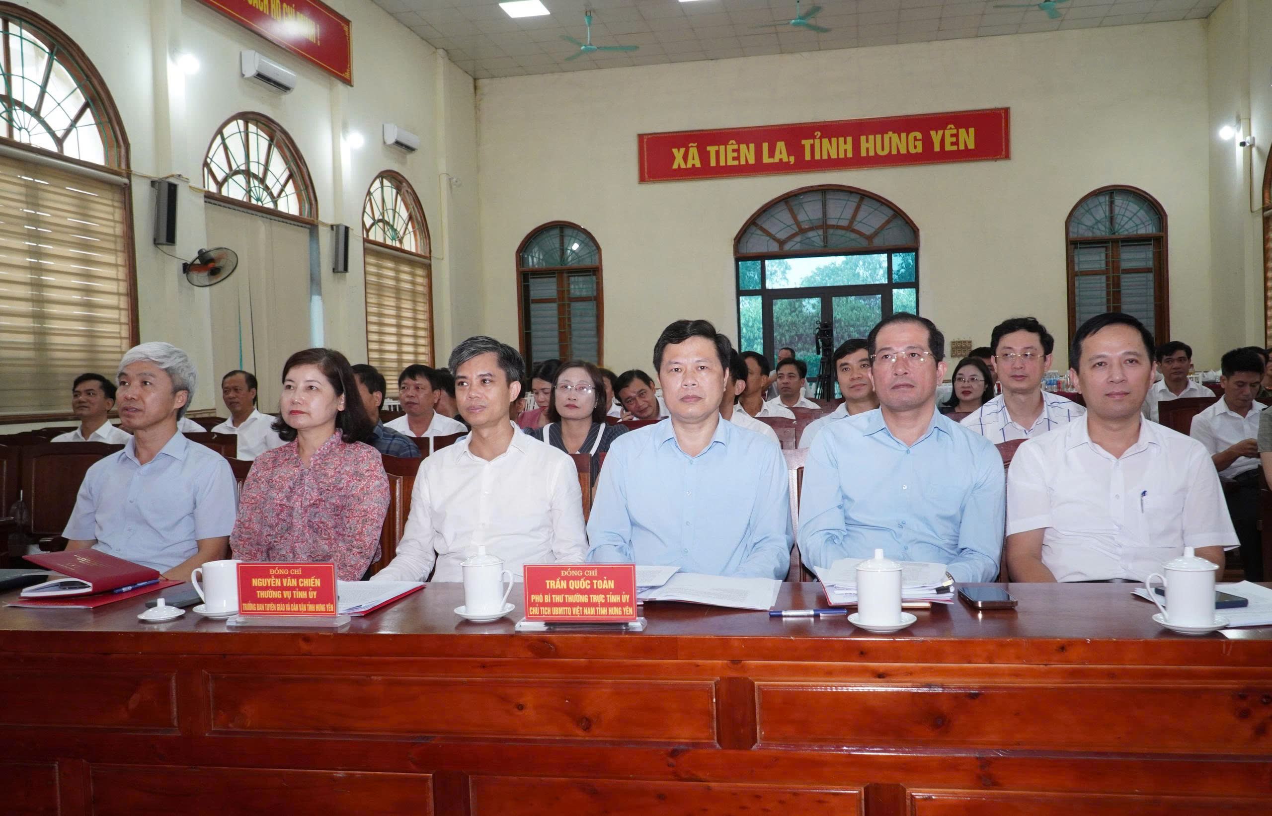 XÃ TIÊN LA VINH DỰ ĐƯỢC LỰA CHỌN LÀ ĐỊA ĐIỂM TỔ CHỨC GIAO BAN CỤM QUÝ III NĂM 2026