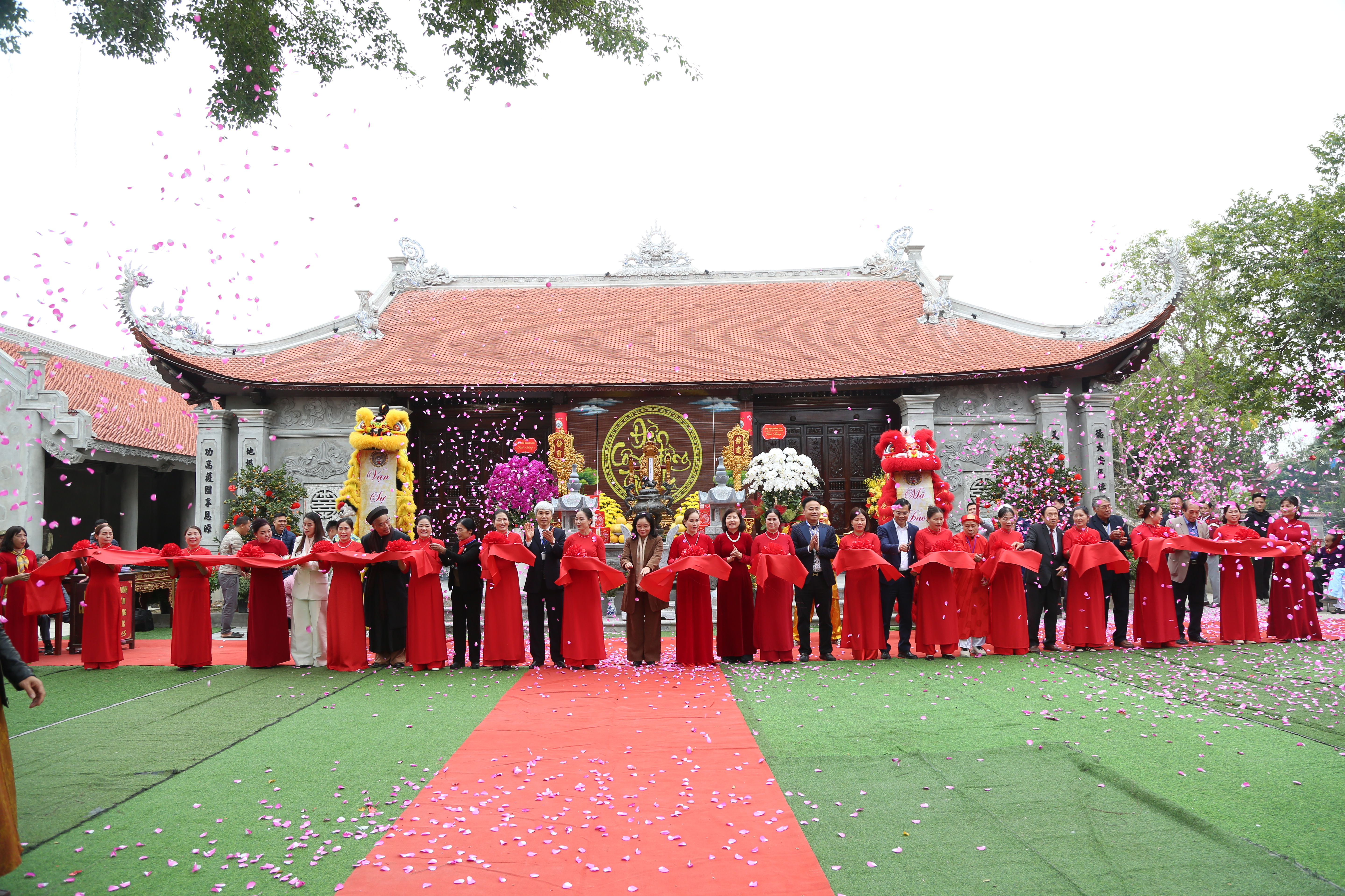 UBND xã Tiên La tổ chức lễ khánh thành Đền Công Đồng