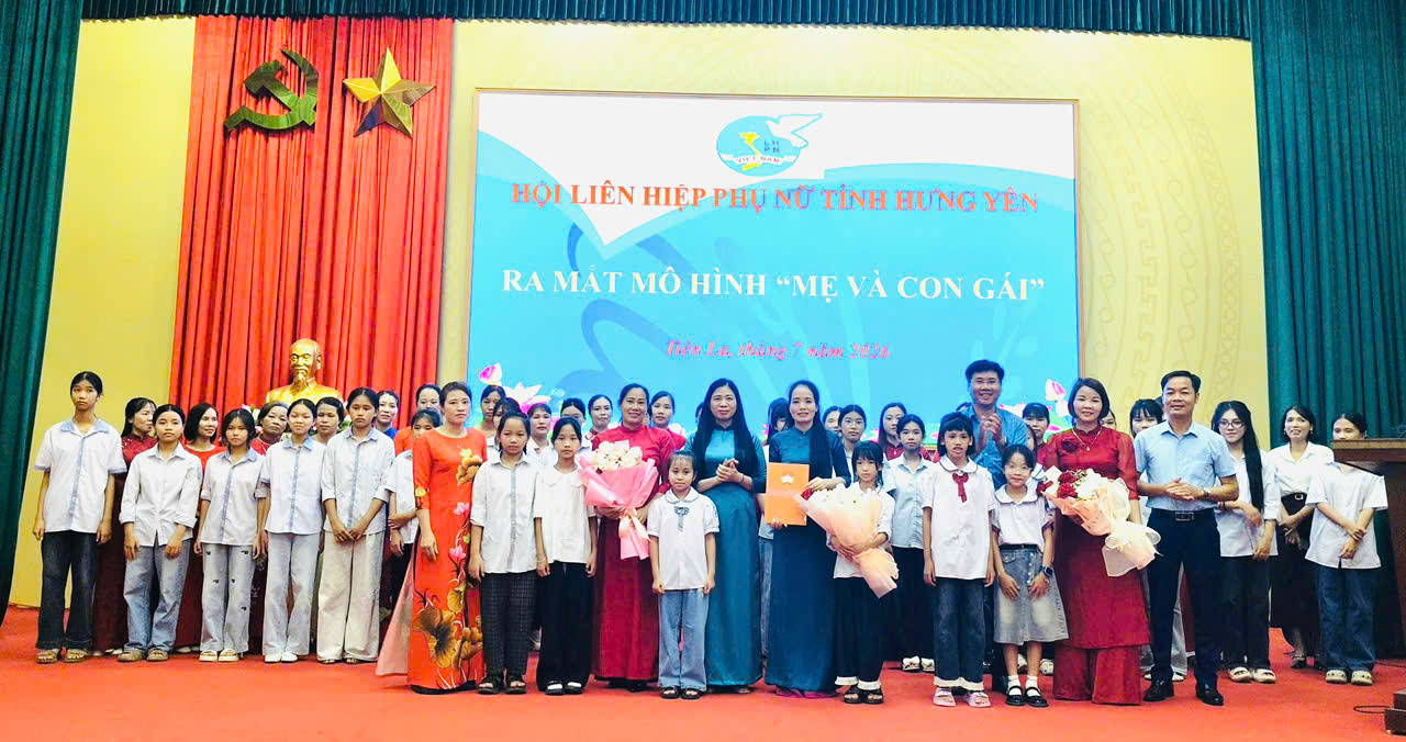Hội Liên hiệp Phụ nữ xã Tiên La ra mắt mô hình “Mẹ và con gái” năm 2026