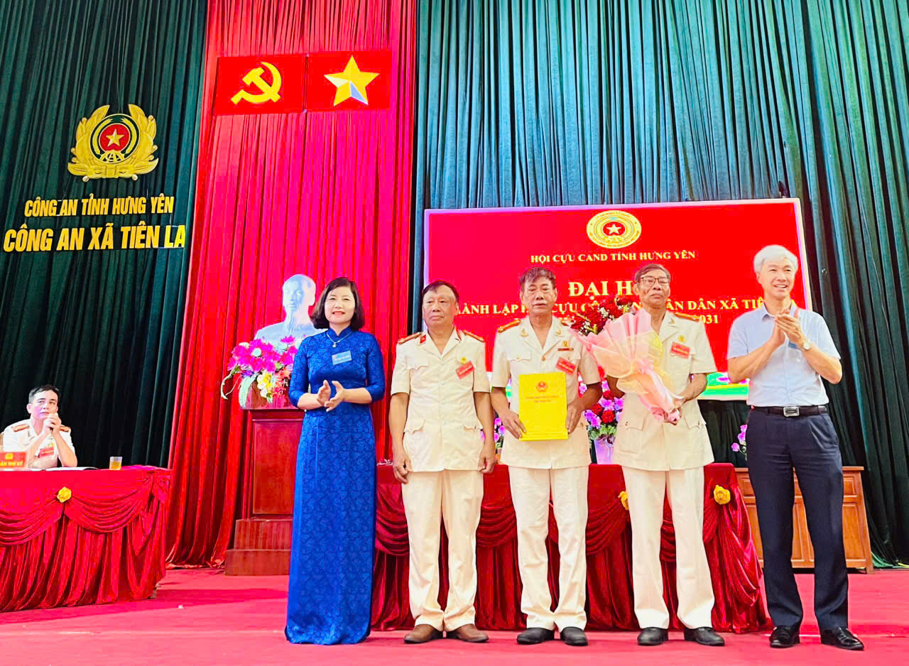 Đại hội thành lập Hội Cựu Công an nhân dân xã Tiên La, nhiệm kỳ 2026 – 2031