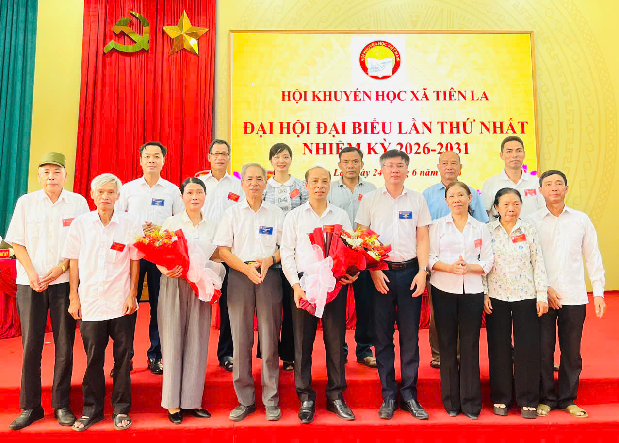 Đại hội Đại biểu Hội Khuyến học xã Tiên La lần thứ nhất, nhiệm kỳ 2026- 2030 thành công tốt đẹp