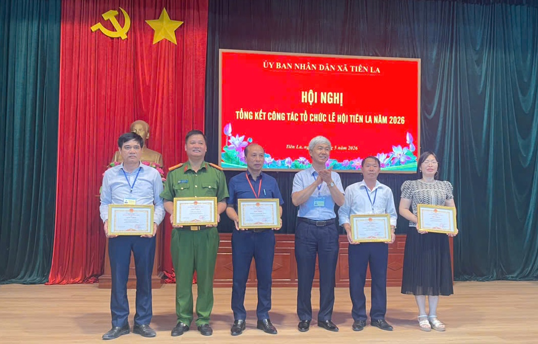 Hội nghị tổng kết công tác tổ chức Lễ hội đền Tiên La năm 2026
