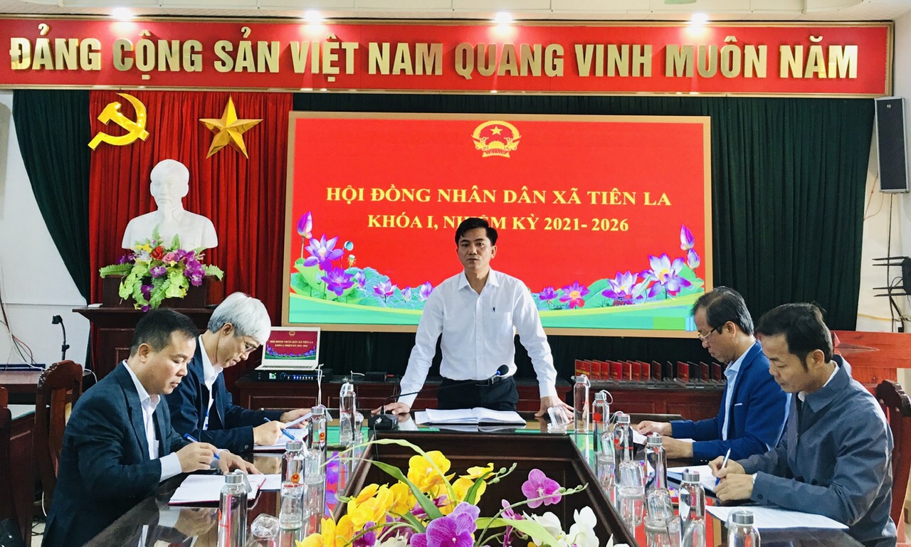 HĐND xã Tiên La tổ chức tổ chức hội nghị thống nhất cơ cấu, thành phần, số lượng người được giới thiệu ứng cử đại biểu HĐND xã khóa II, nhiệm kỳ 2026-2031