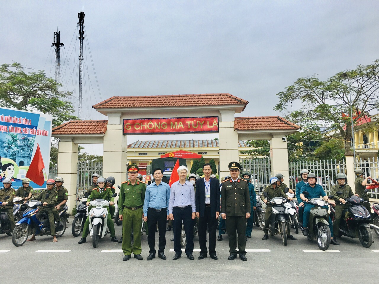 Xã Tiên La tổ chức Lễ ra quân thực hiện mục tiêu xây dựng xã không ma túy giai đoạn 2025-2030 và giải quyết triệt để tình trạng người sử dụng trái phép chất ma túy