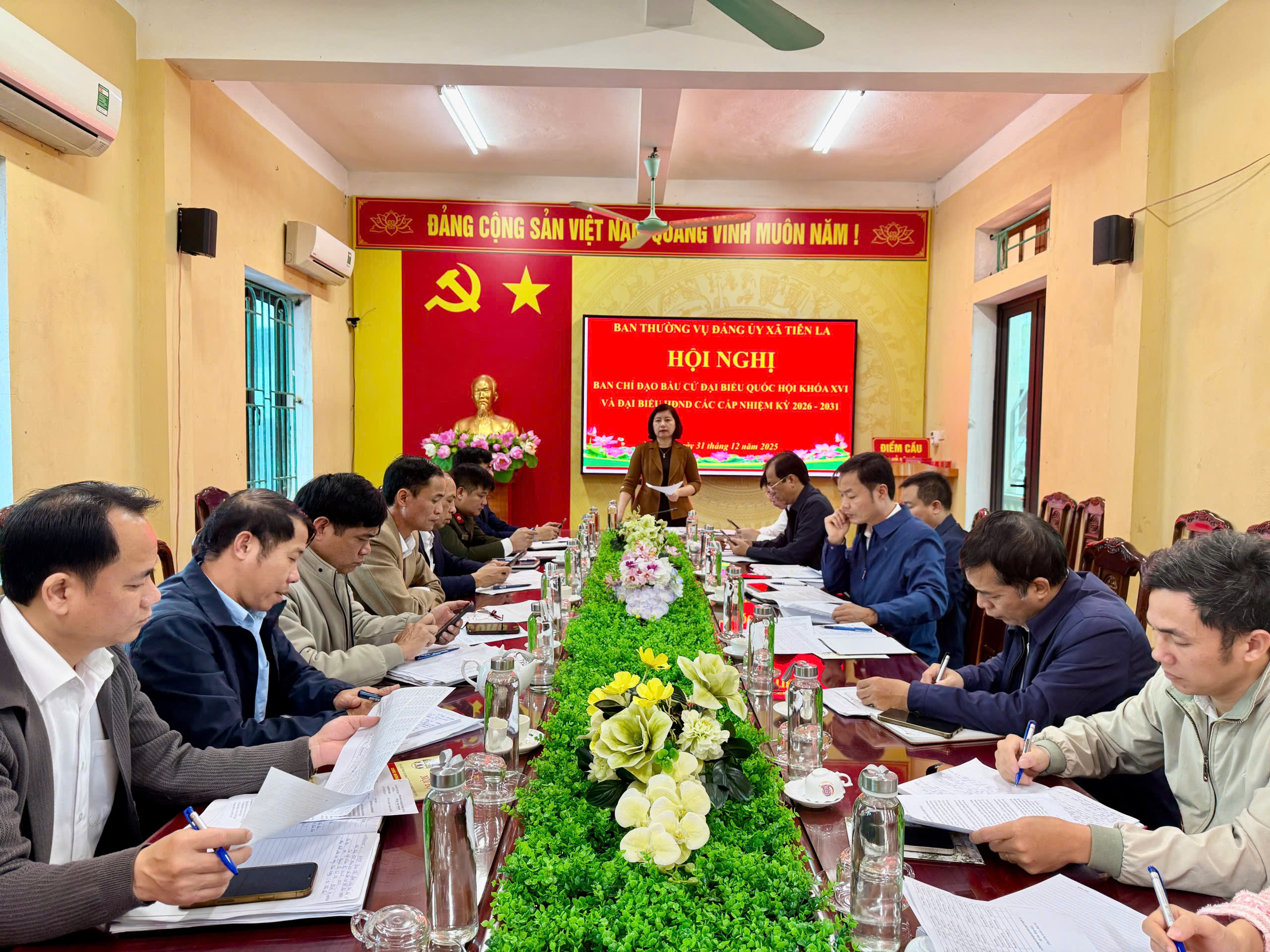 Ban Chỉ đạo công tác bầu cử đại biểu Quốc hội khóa XVI và bầu cử đại biểu Hội đồng nhân dân các cấp nhiệm kỳ 2026-2031 tổ chức họp triển khai một số nội dung quan trọng