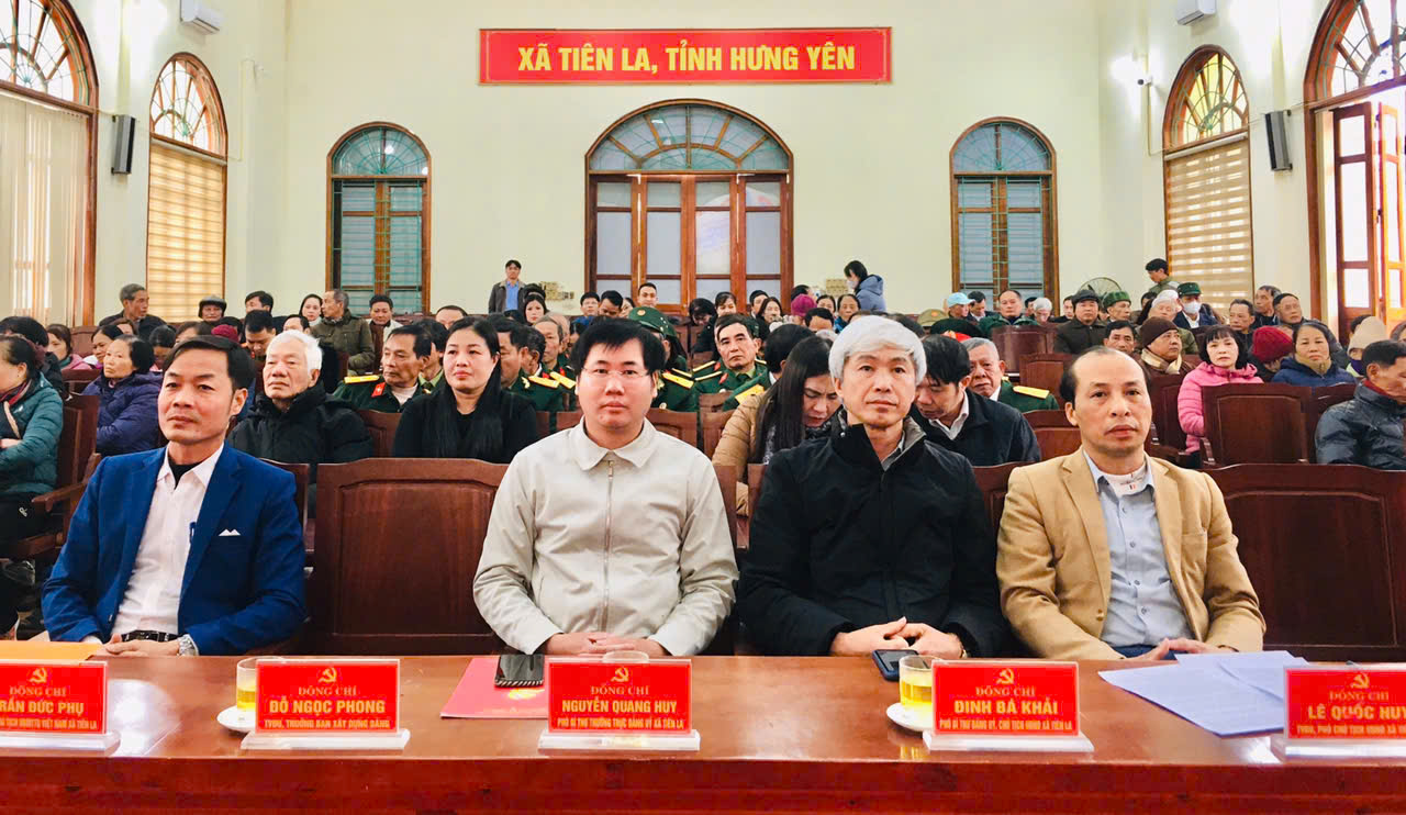 Ủy ban MTTQ Việt Nam và các tổ chức chính trị -xã hội xã Tiên La tổng kết công tác Mặt trận và các tổ chức chính trị xã hội năm 2025; triển khai phương hướng nhiệm vụ năm 2026