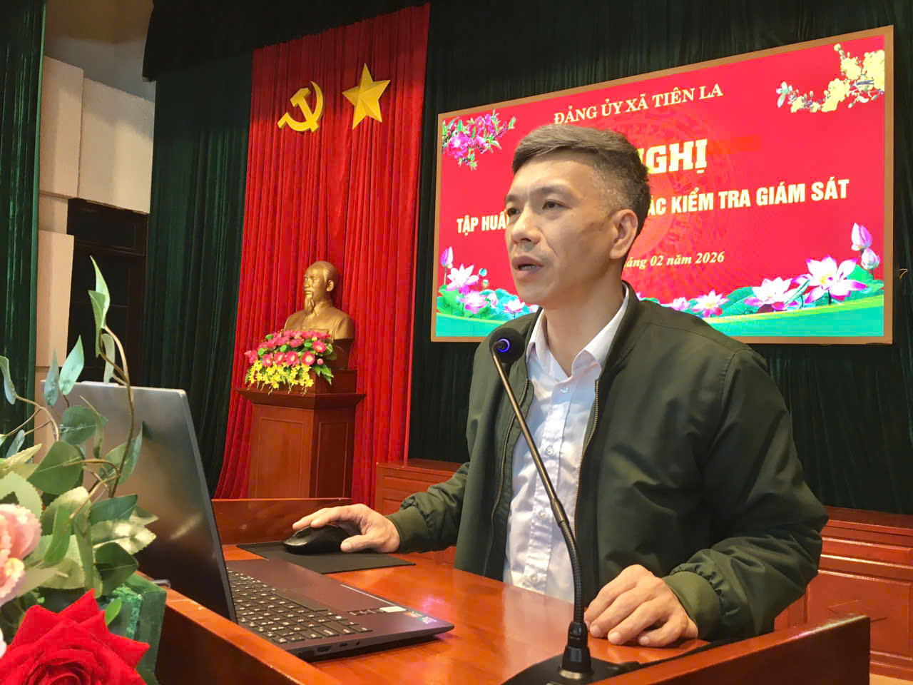 Ủy ban Kiểm tra Đảng ủy xã Tiên La tổ chức tập huấn, bồi dưỡng nghiệp vụ về công tác kiểm tra, giám sát Đảng năm 2026