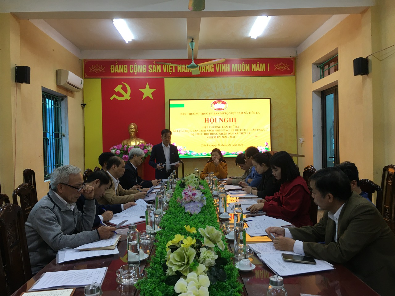 Ủy ban MTTQ Việt Nam xã Tiên La  tổ chức Hội nghị Hiệp thương lần 3