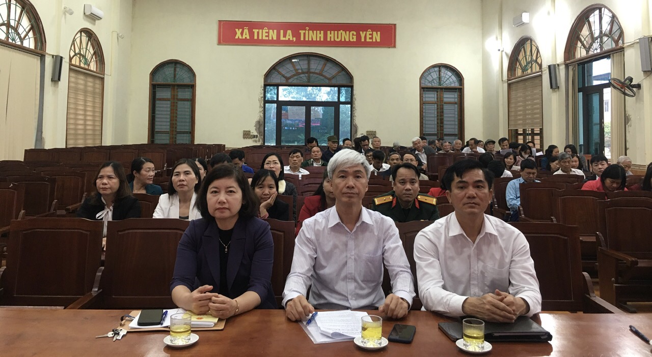 Hội nghị nghiên cứu, học tập, quán triệt, tuyên truyền và triển khai Thực hiện Nghị quyết 79-NQ/TW, ngày 06/01/2026 của Bộ Chính trị về phát triển kinh tế Nhà nước và Nghị quyết 80-NQ/TW, ngày 07/01/2026 của Bộ chính trị về phát triển văn hóa Việt Nam tại điểm cầu xã Tiên La