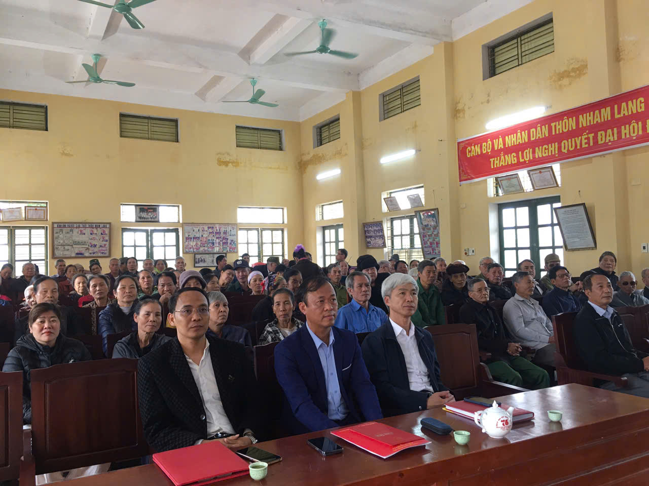 Ủy ban MTTQ Việt Nam xã Tiên La tổ chức hội nghị tiếp xúc giữa cử tri với người ứng cử đại biểu HĐND xã nhiệm kỳ 2026-2031 tại tổ bầu cử 2- Tổ số bầu cử số 6 và Tổ bầu cử số 7