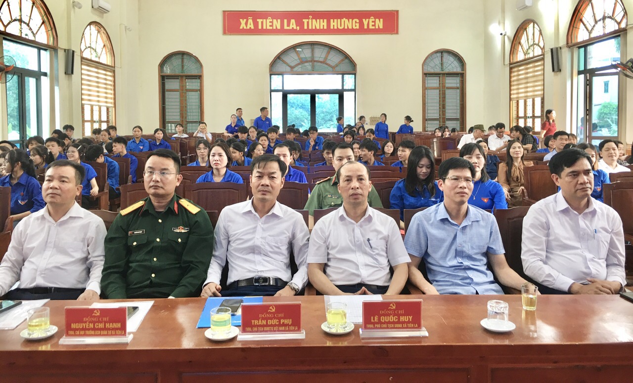 Đoàn thanh niên xã Tiên La tổ chức Lễ Kỷ niệm 95 năm ngày thành lập Đoàn thanh niên cộng sản Hồ Chí Minh