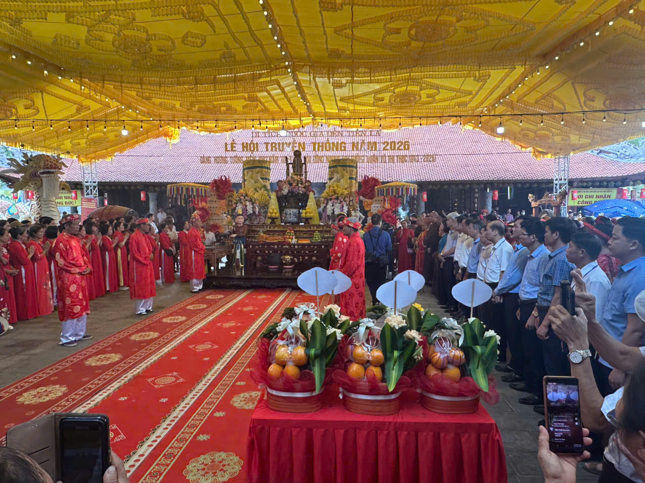 Lễ dâng hương tưởng niệm 1983 năm ngày hóa của Đông Nhung Đại tướng quân Vũ Thị Thục